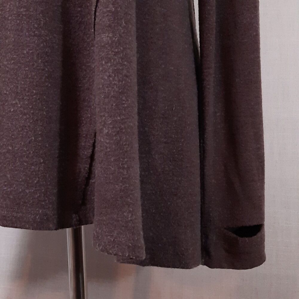 Michael Stars Womens Sweater Size XS Knit Trapeze Swing Cowl Neck Thumb Holes - Picture 4 of 12